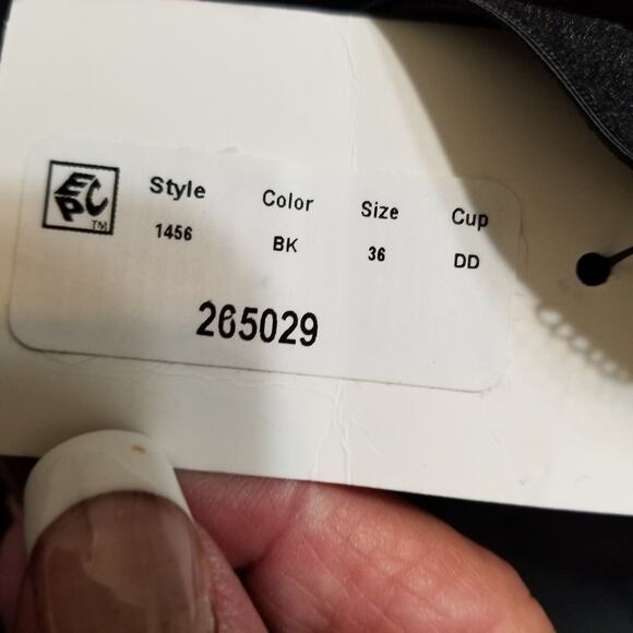 Maidenform Black Lace Embellished Bodysuit Style 1456 Size 36DD - NWT's - Picture 10 of 12